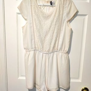 H&M Divided Lace front romper